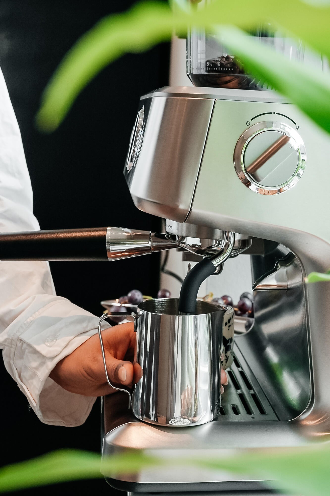 Aspire Brew espressomaskine - sølvfarvet
